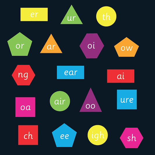 Phonic Shapes Marking - 400mm each shape