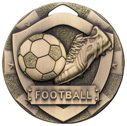 Football Mini Shield Medal