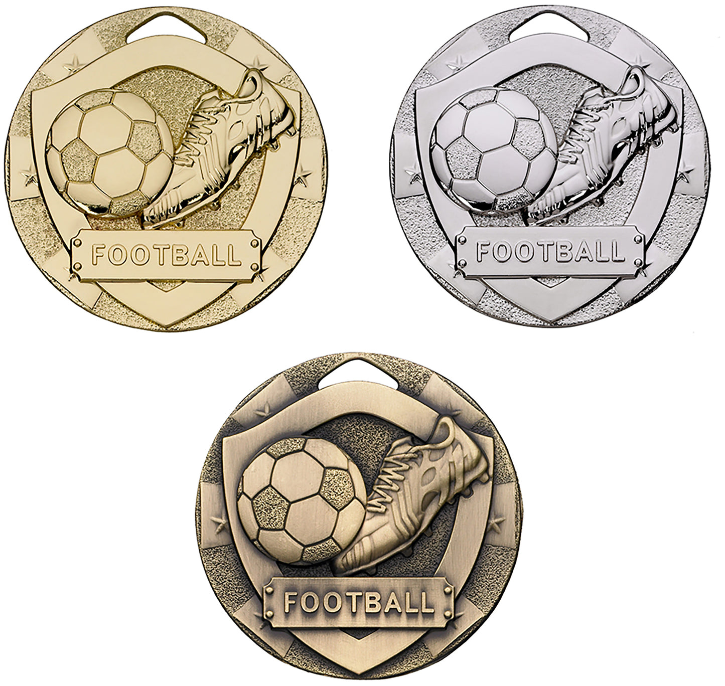 Football Mini Shield Medal