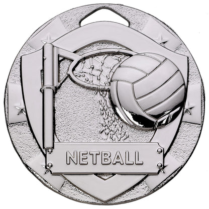 Netball Mini Shield Medal
