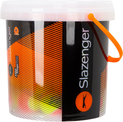 Slazenger Mini Tennis Orange Bucket (60 Balls)