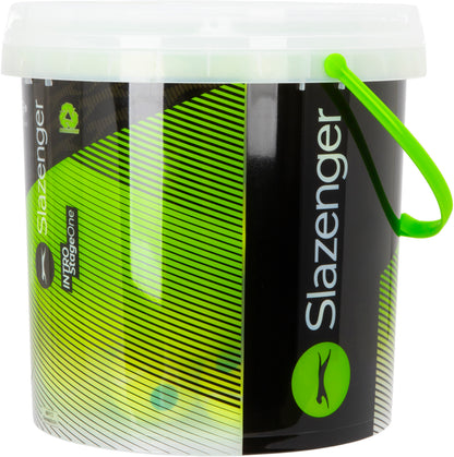 Slazenger Intro Tennis Green Bucket (60 Balls)