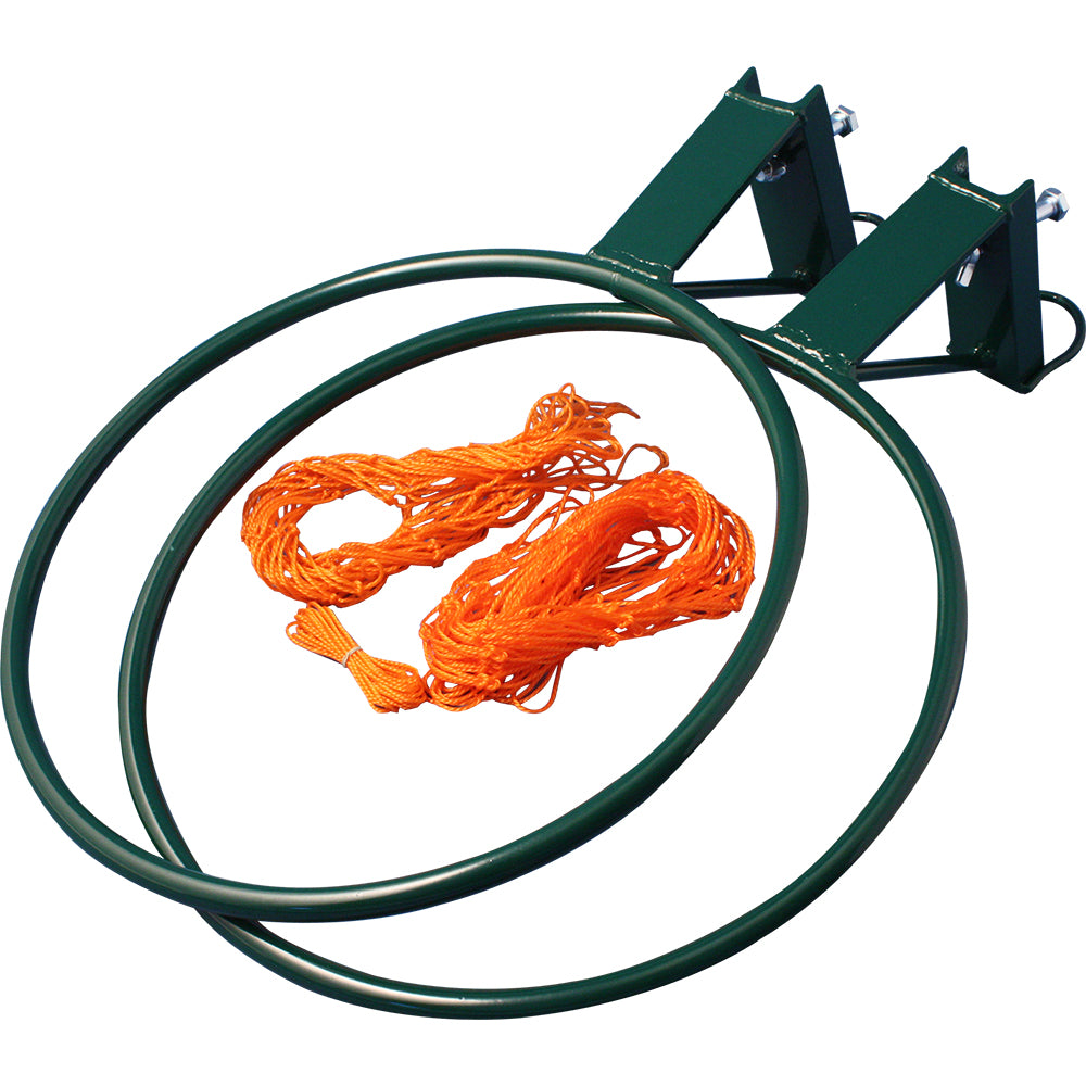Green Netball Rings (per pair) – Sports Directory