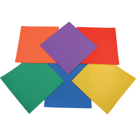 Square Floor Markers - Set of 6
