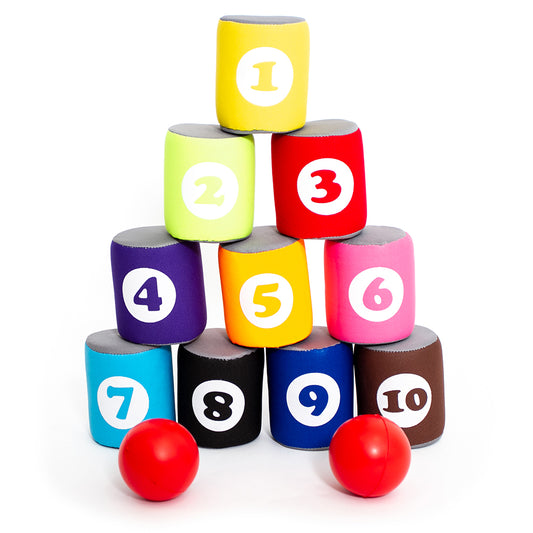 Foam Can and Ball Set