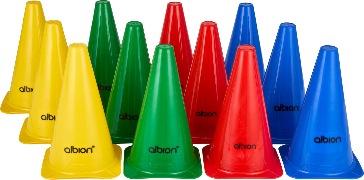 Albion Lightweight Cone Team Colours (Set of 12)