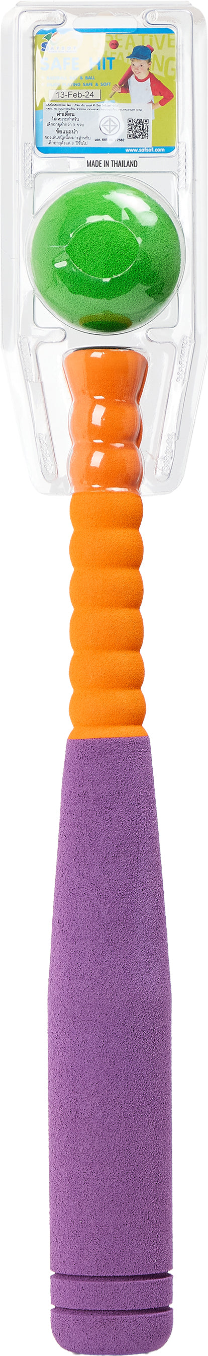 Foam Covered Rounders Stick & Ball Set