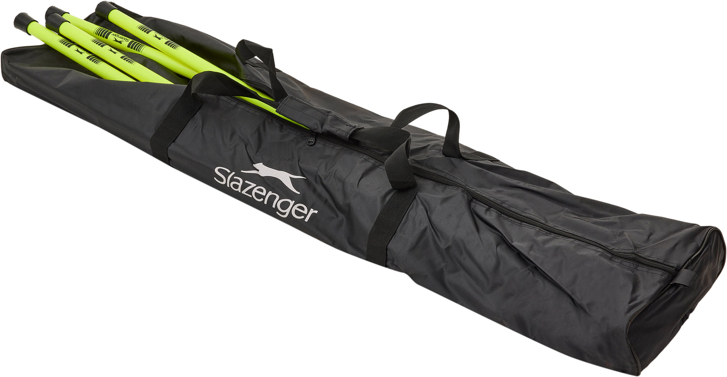 Slazenger Yellow Rounders Posts & Black Bases (Set of 4)