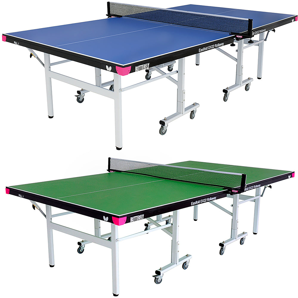 4x Butterfly Easifold DX22 Rollaway Indoor Table Tennis Tables