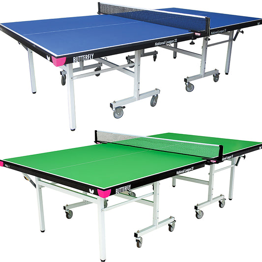 Butterfly National League Rollaway Table Tennis Table 22 Indoor