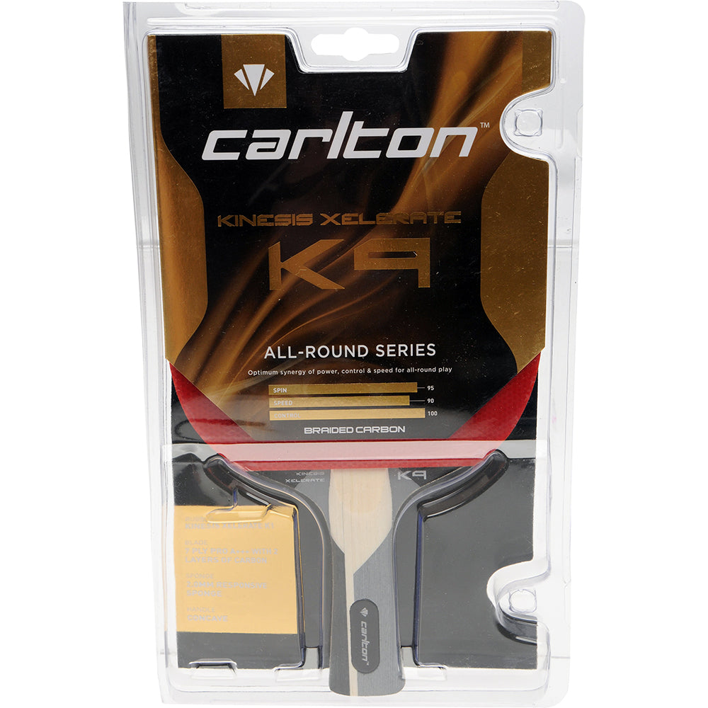 Carlton Kinesis Xelerate K9 Table Tennis Bat