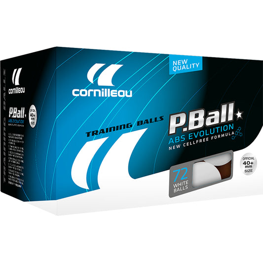 Cornilleau Plastic 1 Star Table Tennis Balls White