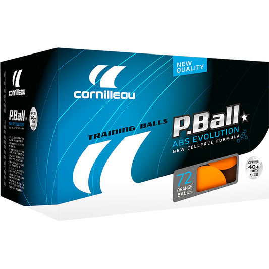 Cornilleau Plastic 1 Star Table Tennis Balls Orange
