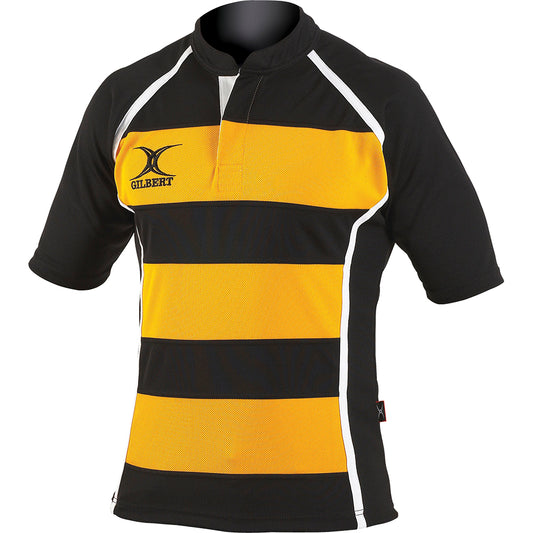 Gilbert Xact Hooped Rugby Shirt Senior