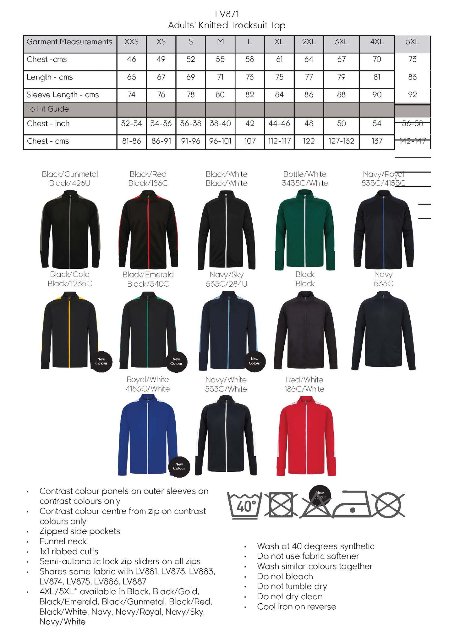 Knitted Tracksuit Jacket Senior