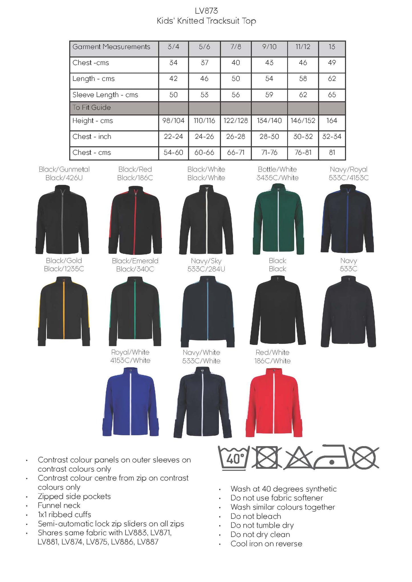 Knitted Tracksuit Jacket Youth