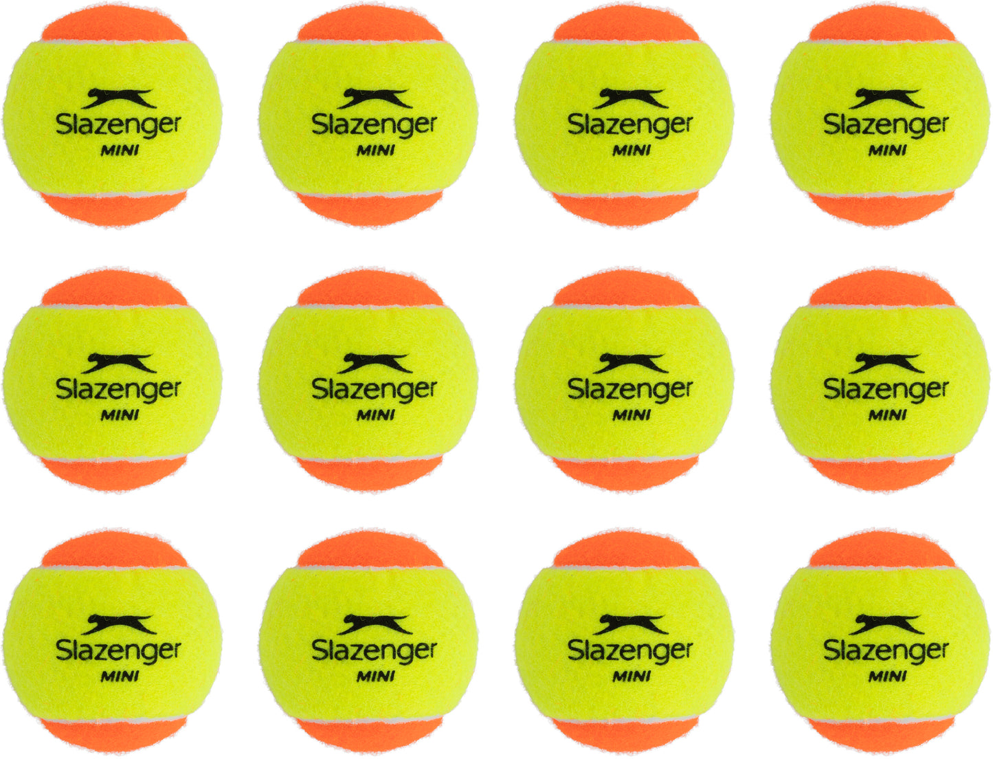 Slazenger Mini Tennis Orange Low Compression (12 Balls)