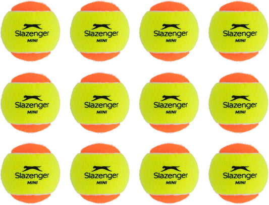 Slazenger Mini Tennis Orange Low Compression (12 Balls)