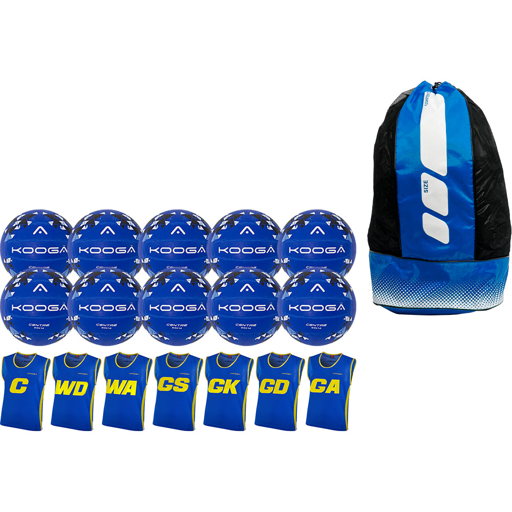 Kooga Centre Netball & Bib Pack Size 4