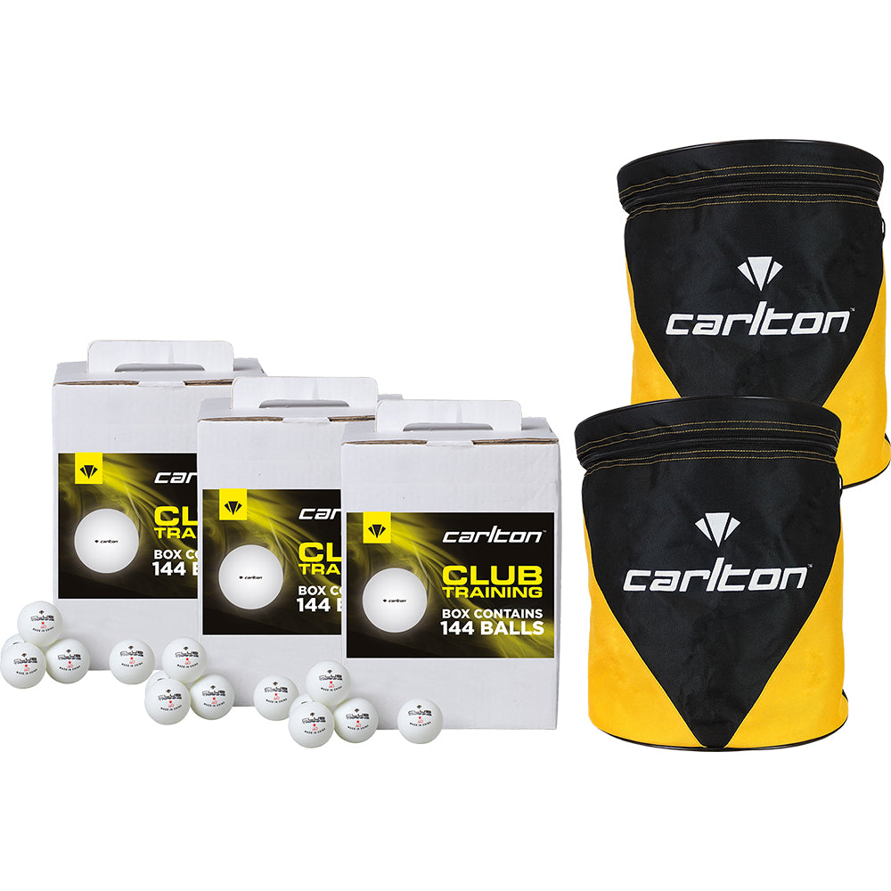 Carlton Table Tennis Ball & Bag Pack