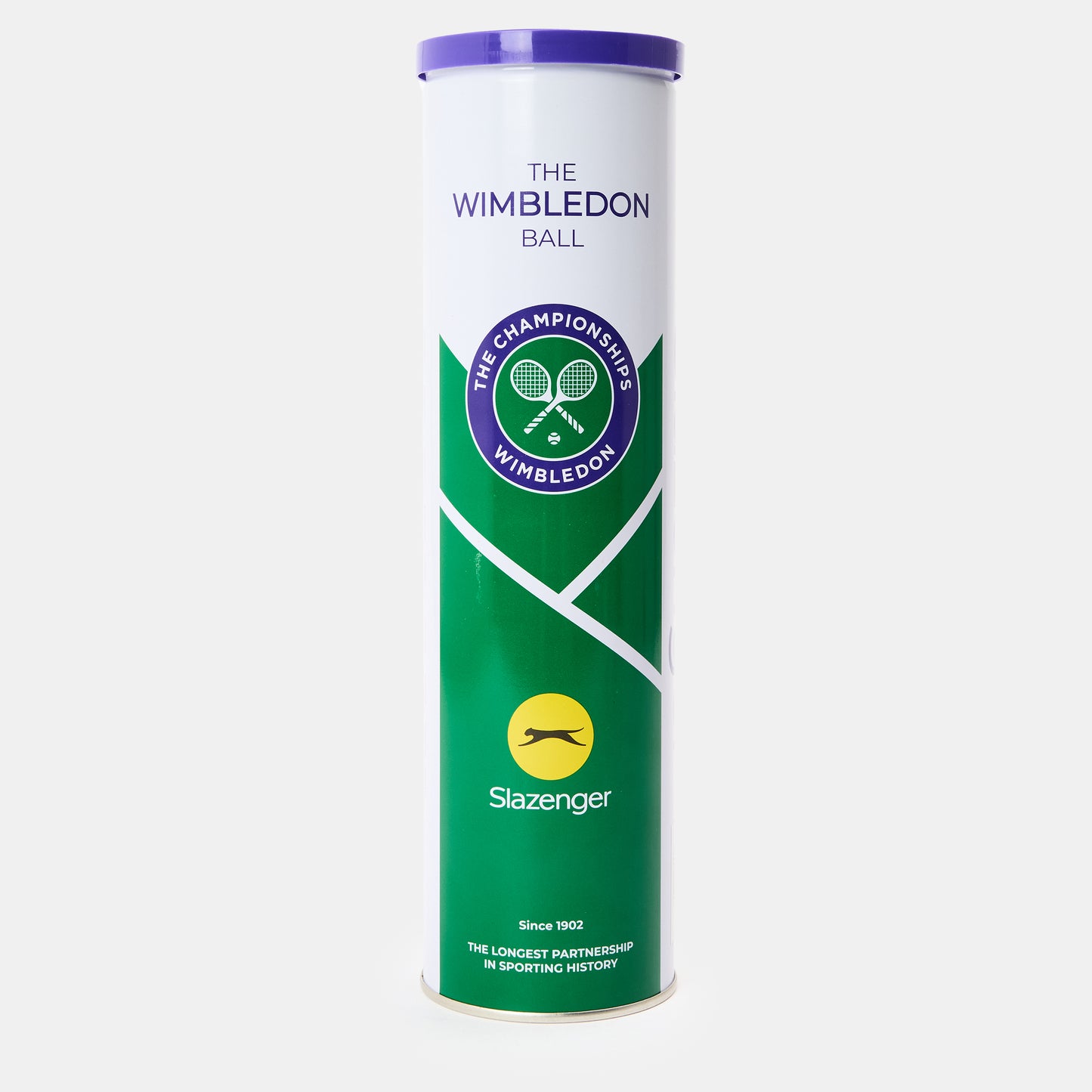 Slazenger Wimbledon Tennis Ball (Single Tube)