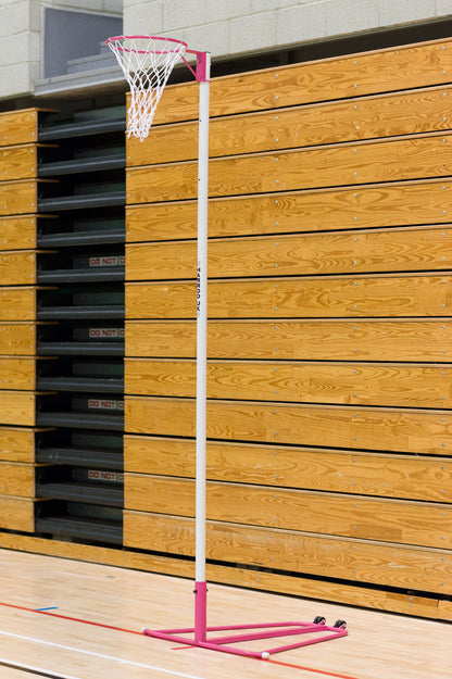 Harrod Wheelaway Pink Netball Posts (per pair)