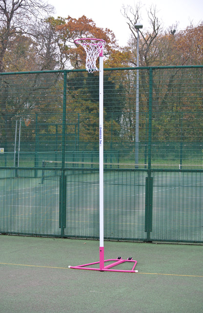 Harrod Wheelaway Pink Netball Posts (per pair)