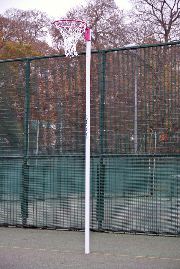Harrod Socketed Netball Posts Pink (per pair) – Sports Directory