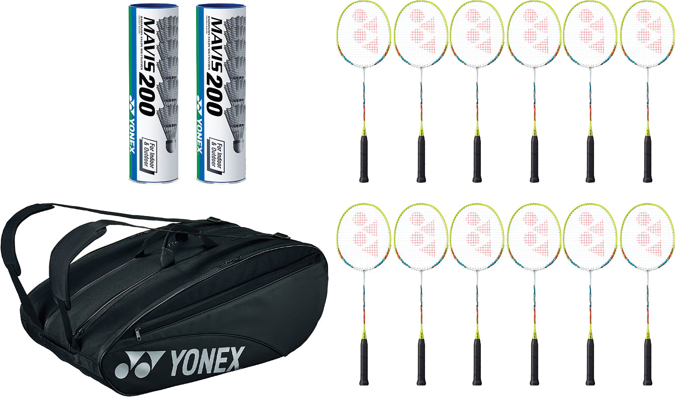 Yonex Junior Badminton Rackets - Pack of 12 – Sports Directory