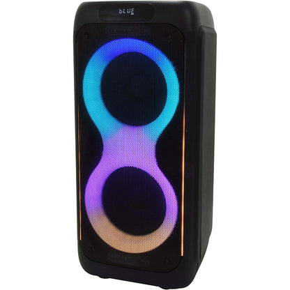 QULA-28 Rechargeable Portable PA Speaker with Inbuilt Mic, UHF Headset & LED Light Show