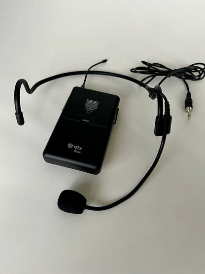 QULA-28 Rechargeable Portable PA Speaker with Inbuilt Mic, UHF Headset & LED Light Show