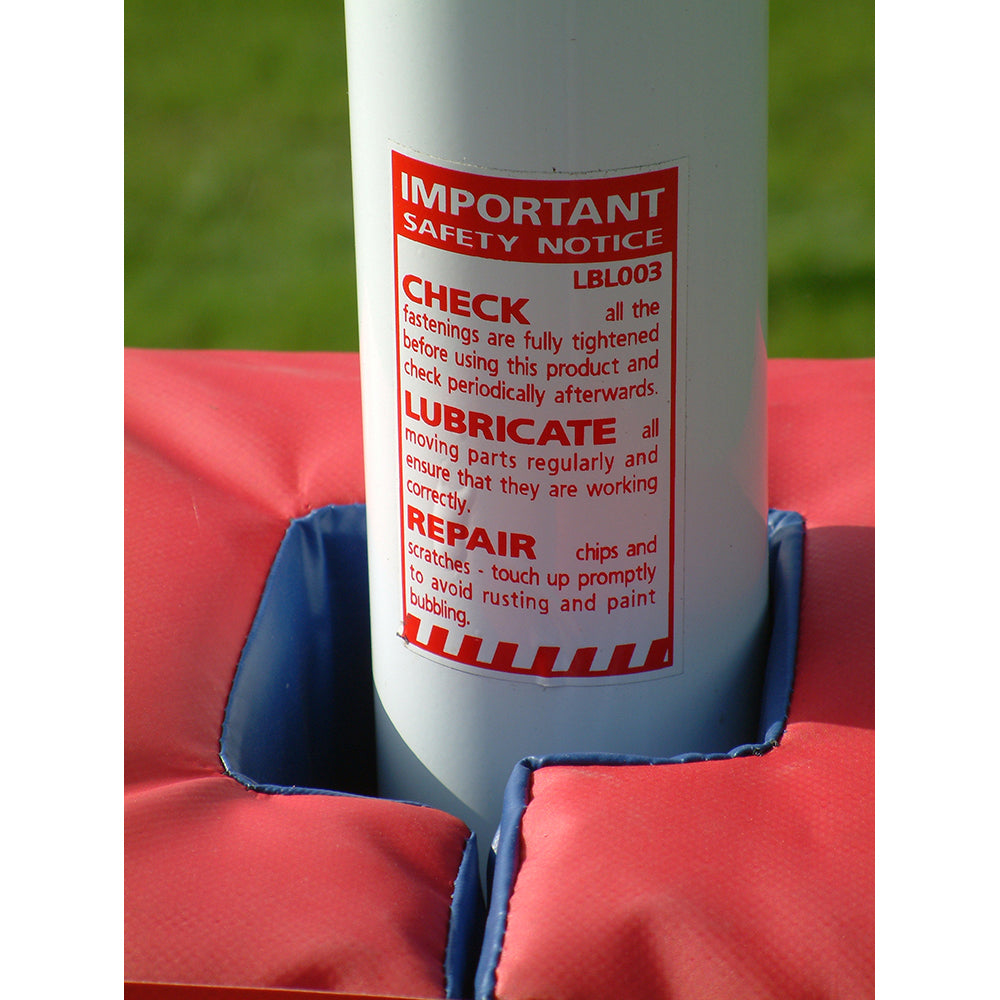 Socketed Steel Rugby Posts (per pair)