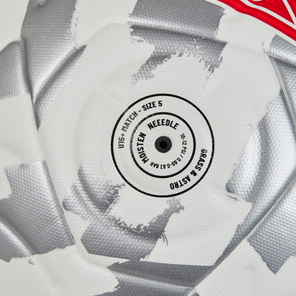 FA Cup Ultimax Pro Football White/Silver/Red