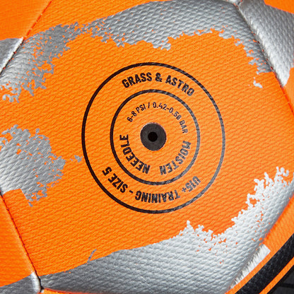 FA Cup Train Football Orange/Silver/Black