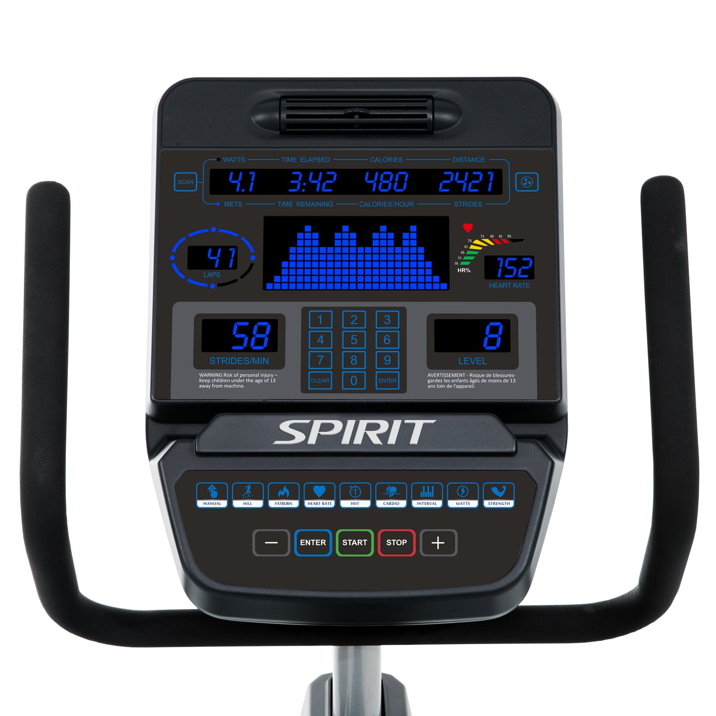 CR900 LED Spirit Recumbent Cycle