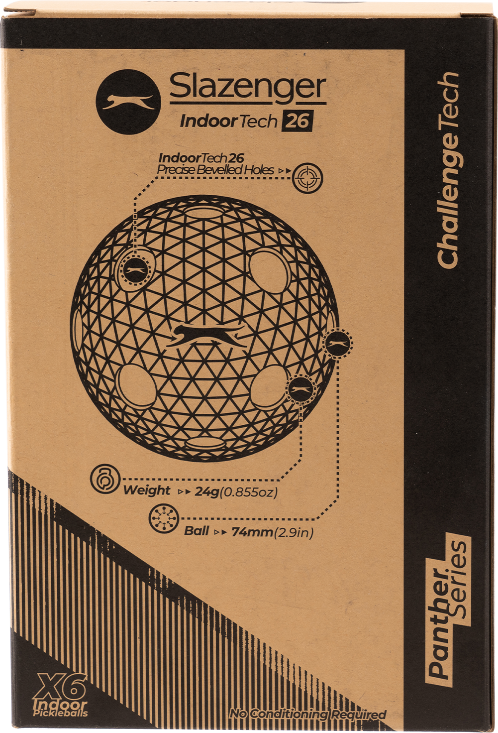 Slazenger Indoor Pickleballs (Set of 6)