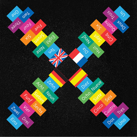 Language Hopscotch - 4.3 x 4.3m