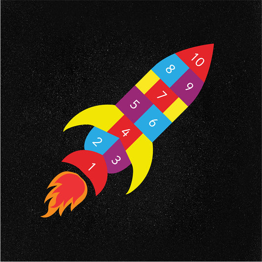 Solid Rocket Hopscotch - 2.8 x 0.9m