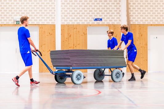 Chariot Floor Gym Mat Trolley