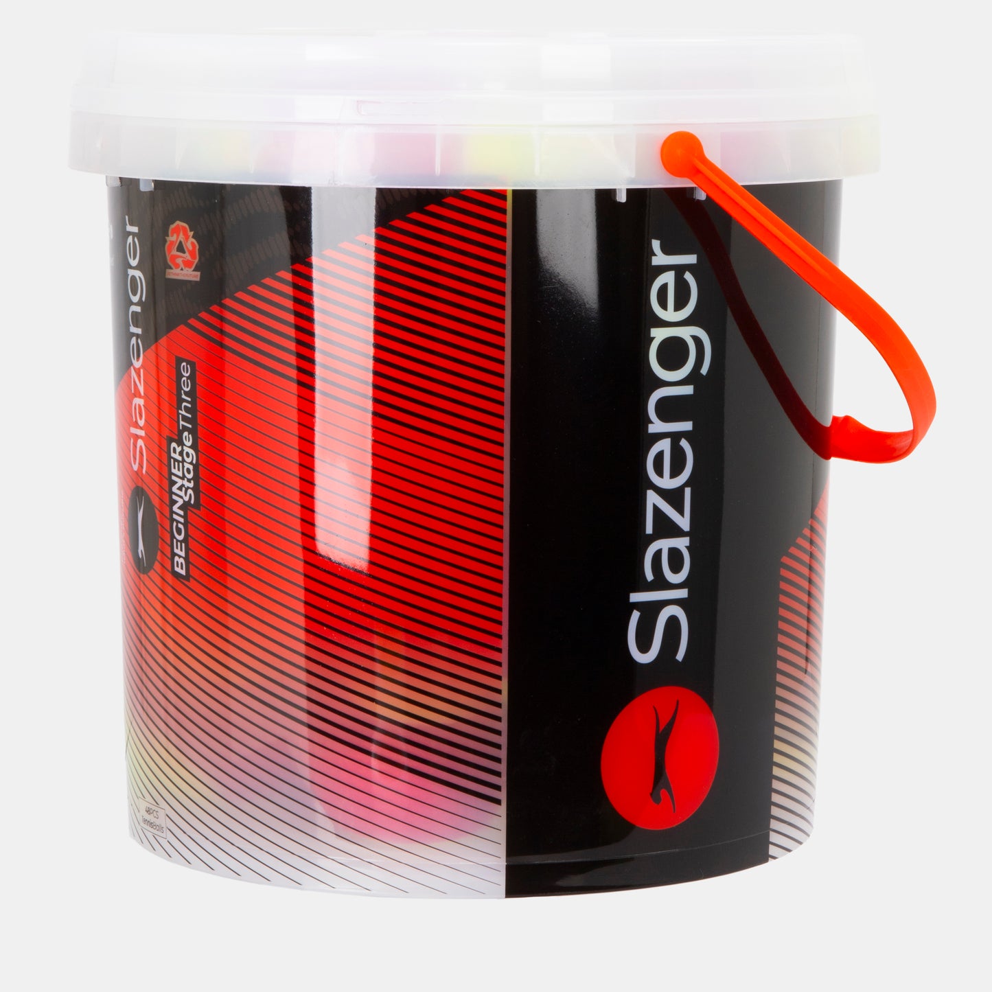 Slazenger Beginner Tennis Red Bucket (48 Balls)