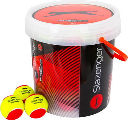 Slazenger Beginner Tennis Red Bucket (48 Balls)