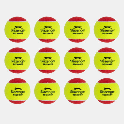 Slazenger Beginner Red Tennis Balls (12 Balls)