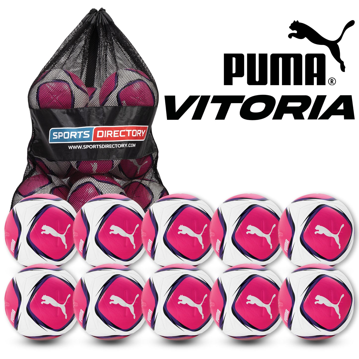 Puma Vitoria Footballs - Pack of 10