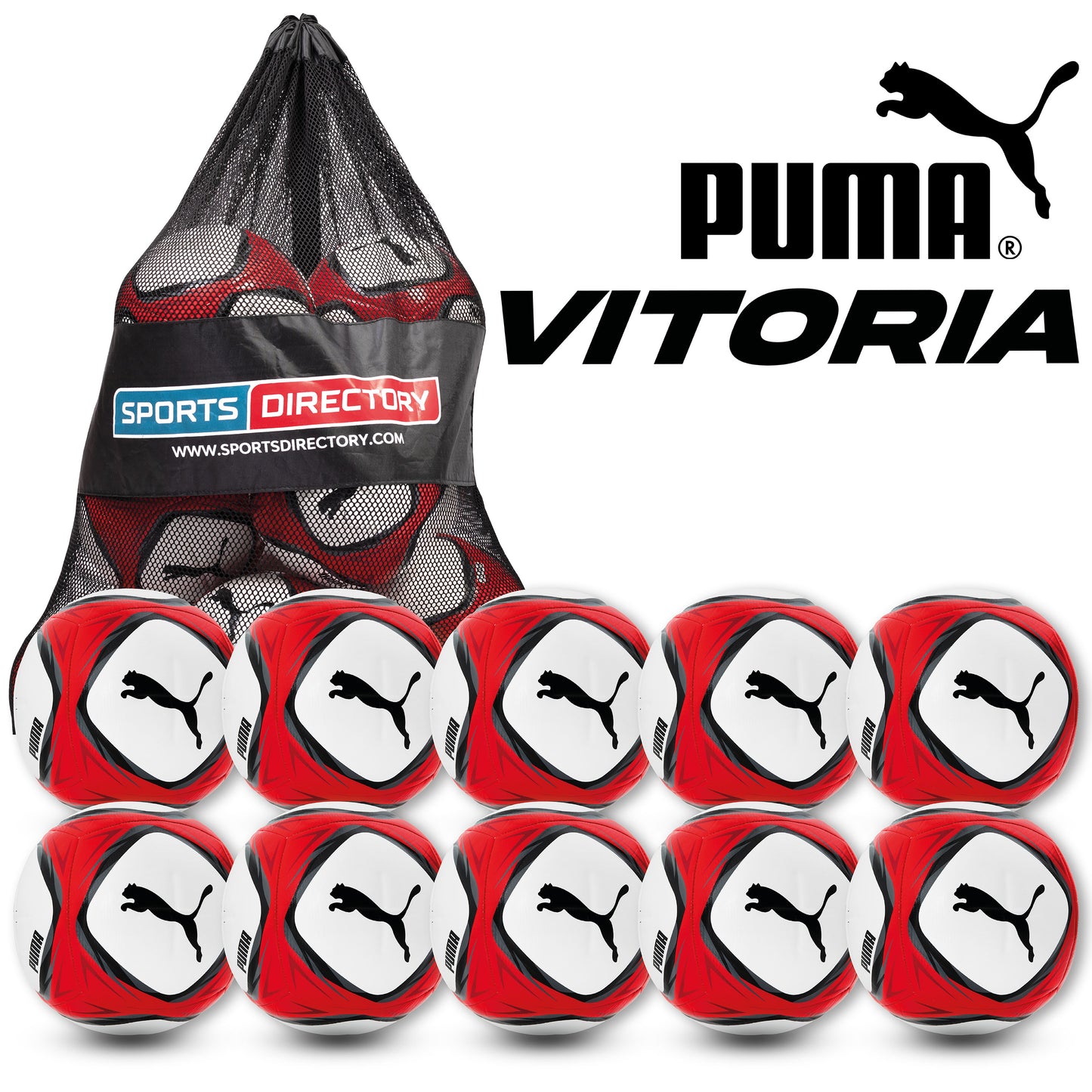 Puma Vitoria Footballs - Pack of 10