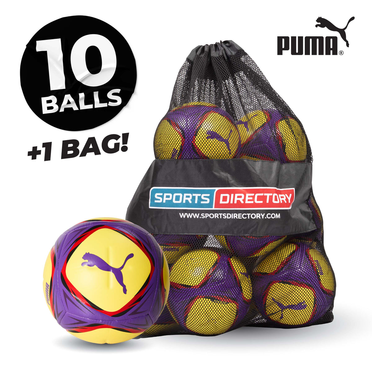 Puma Vitoria Footballs - Pack of 10