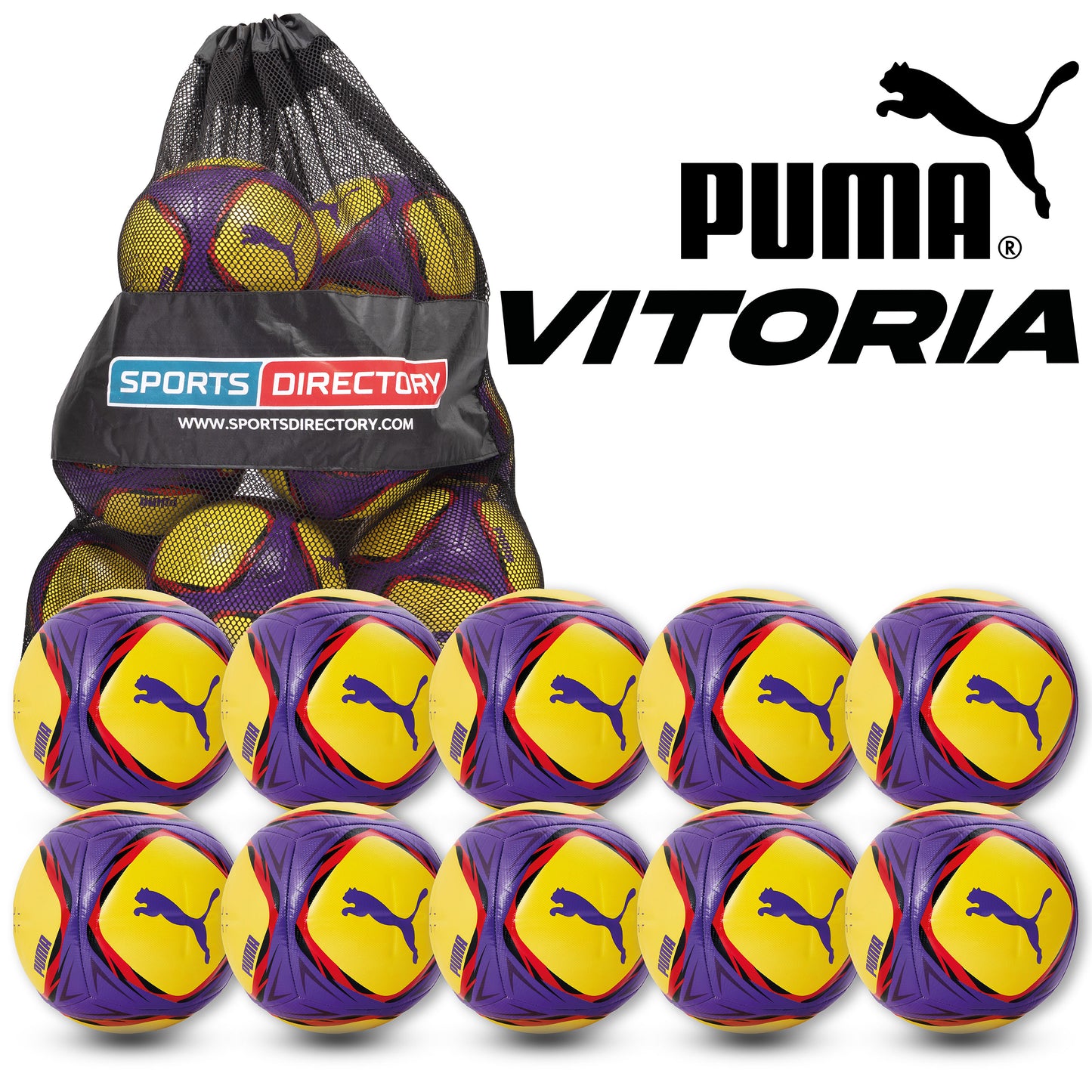 Puma Vitoria Footballs - Pack of 10
