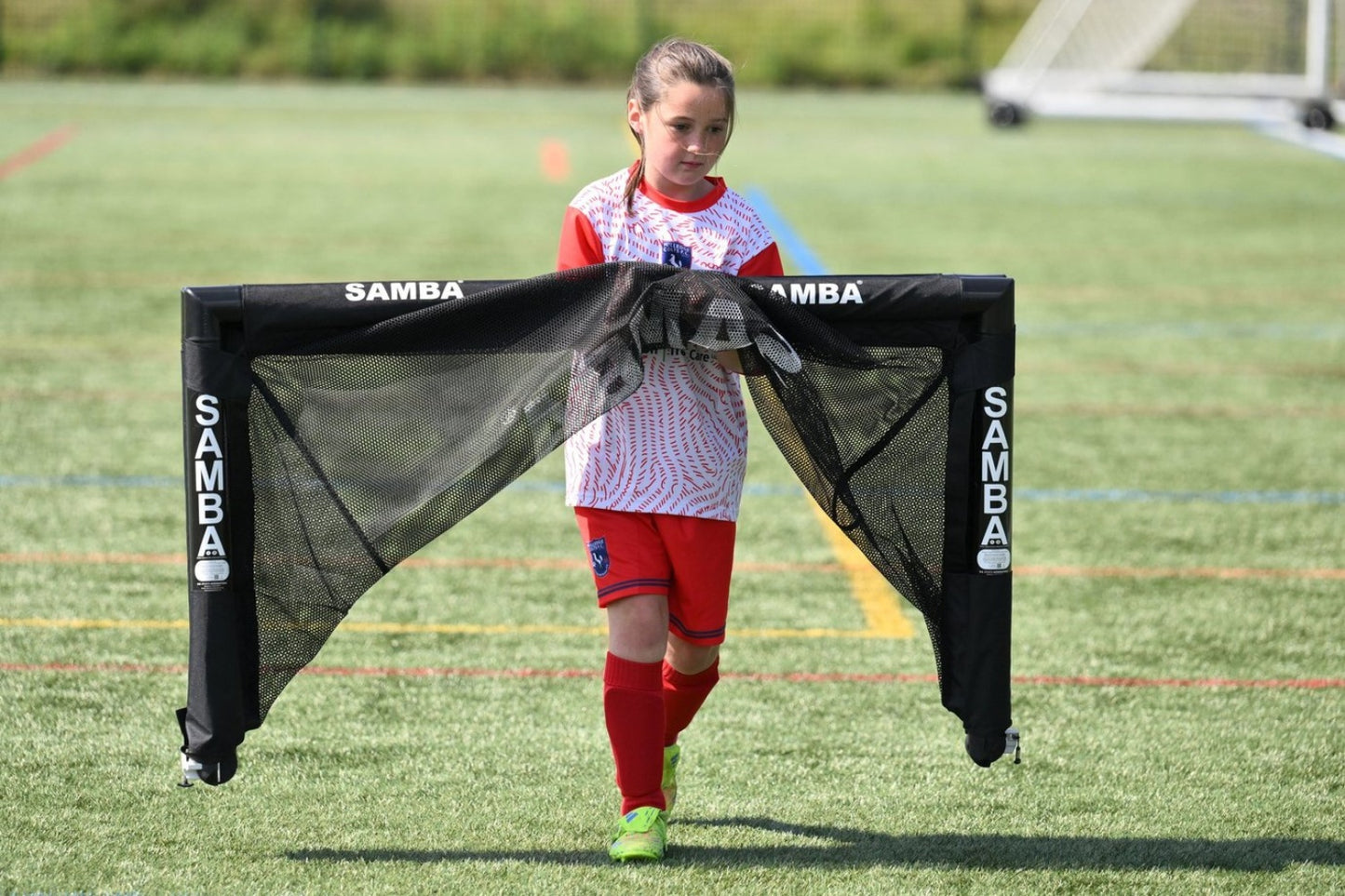 Samba 4' x 2' 5" Folding Football Goal 3v3