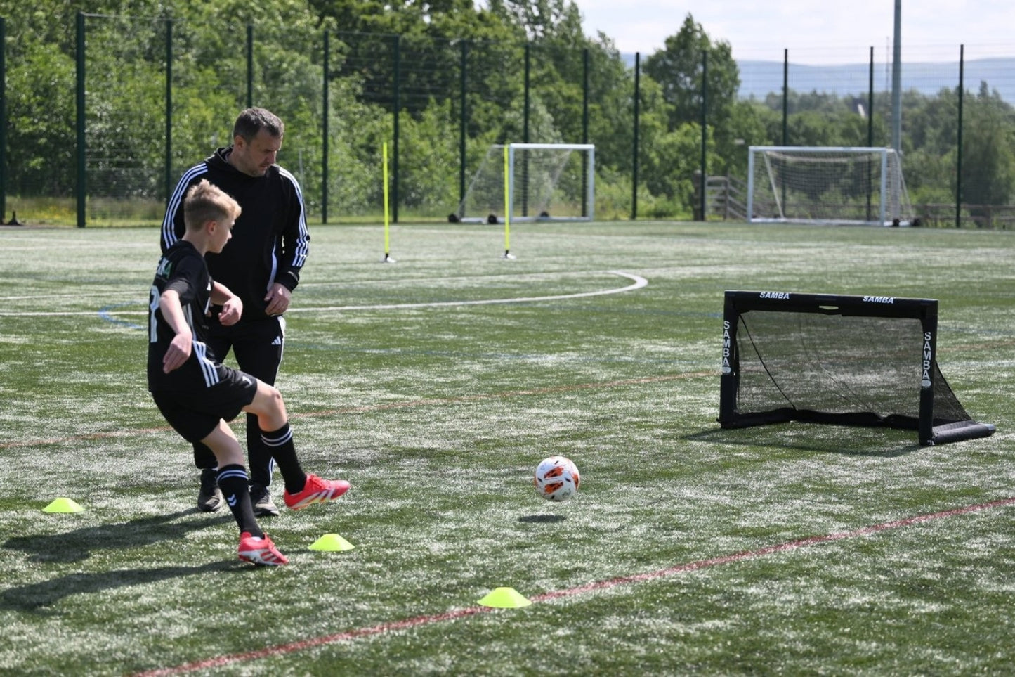 Samba 4' x 2' 5" Folding Football Goal 3v3
