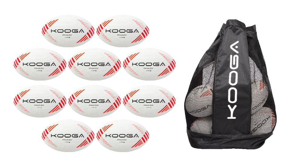 Kooga Phase Rugby Balls - Pack of 10