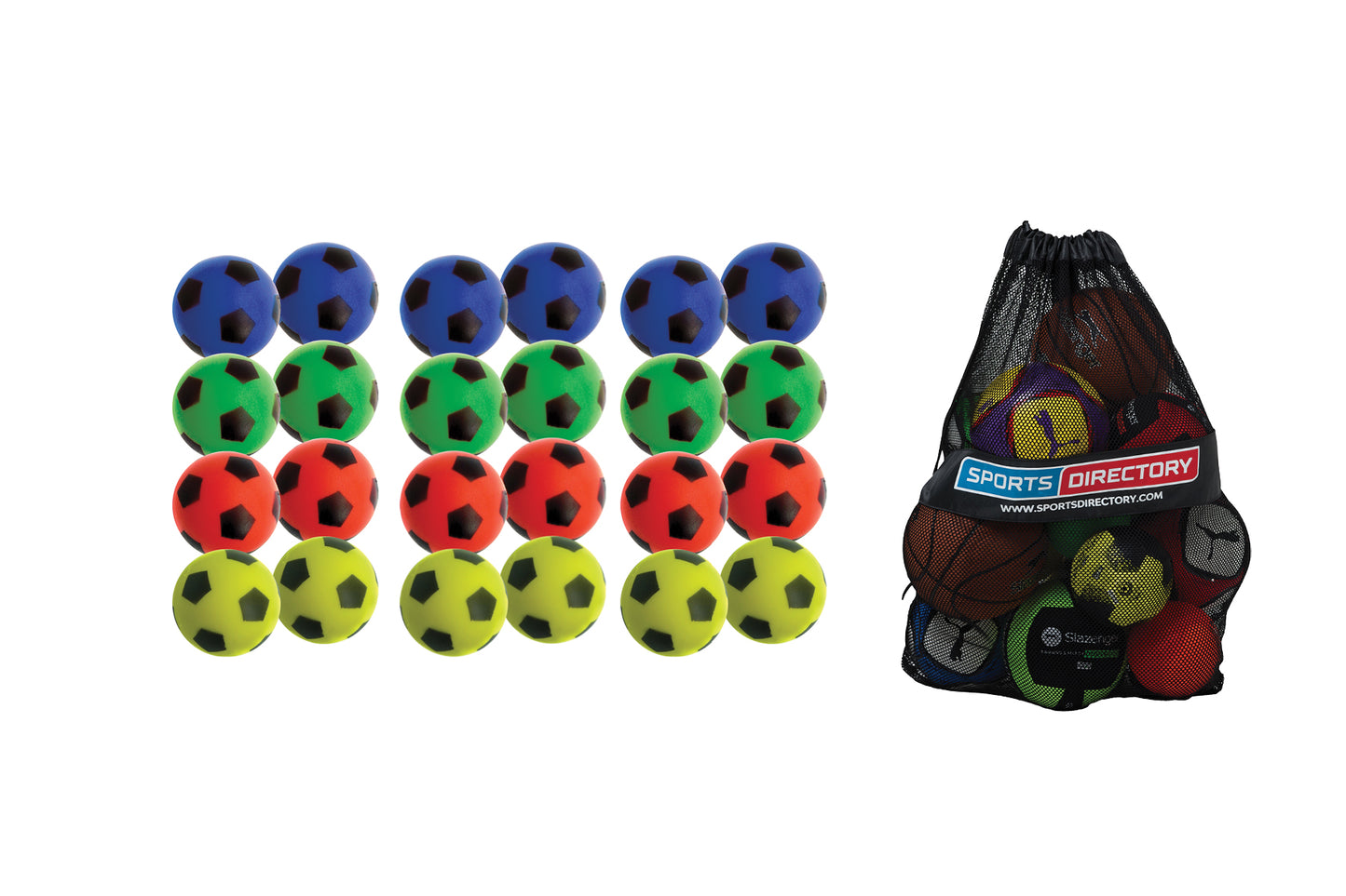 Soft Foam Footballs - Pack of 24